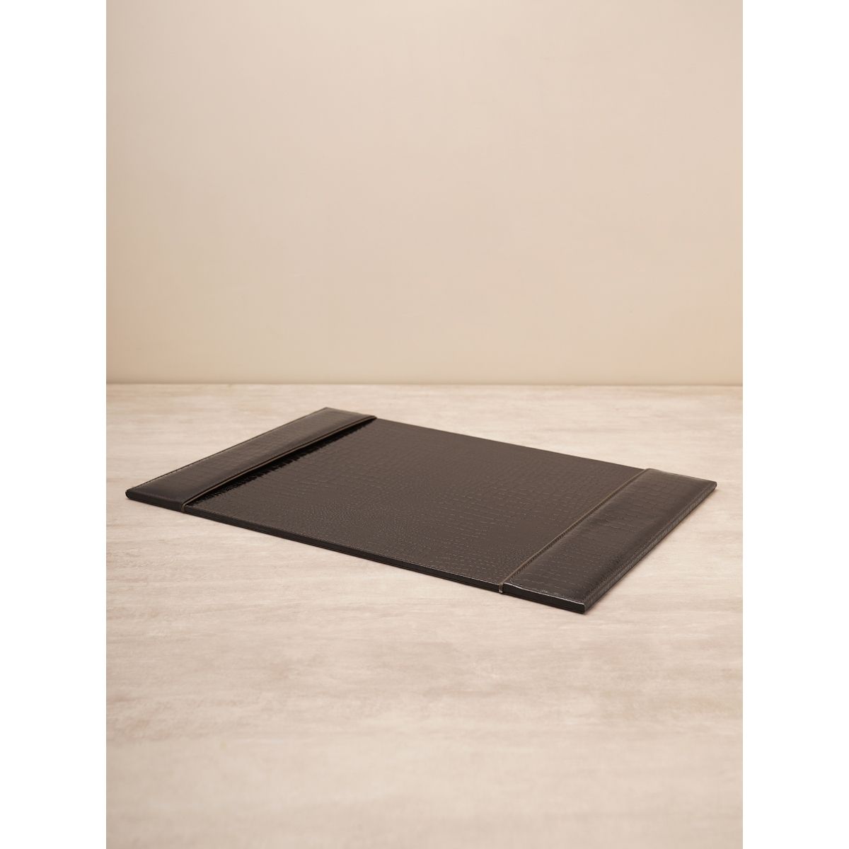 Pure Home + Living Brown Faux Leather Desk Blotter Buy Pure Home