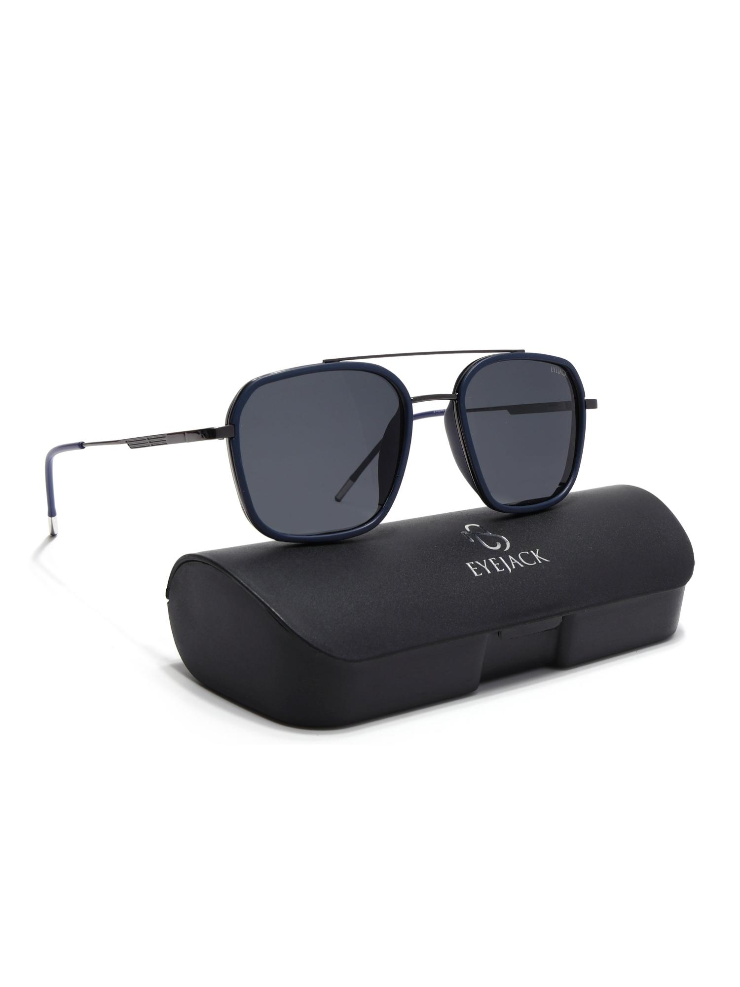 Buy Eyejack Unisex Polarized UV Protected Wayfarer Grey Lens