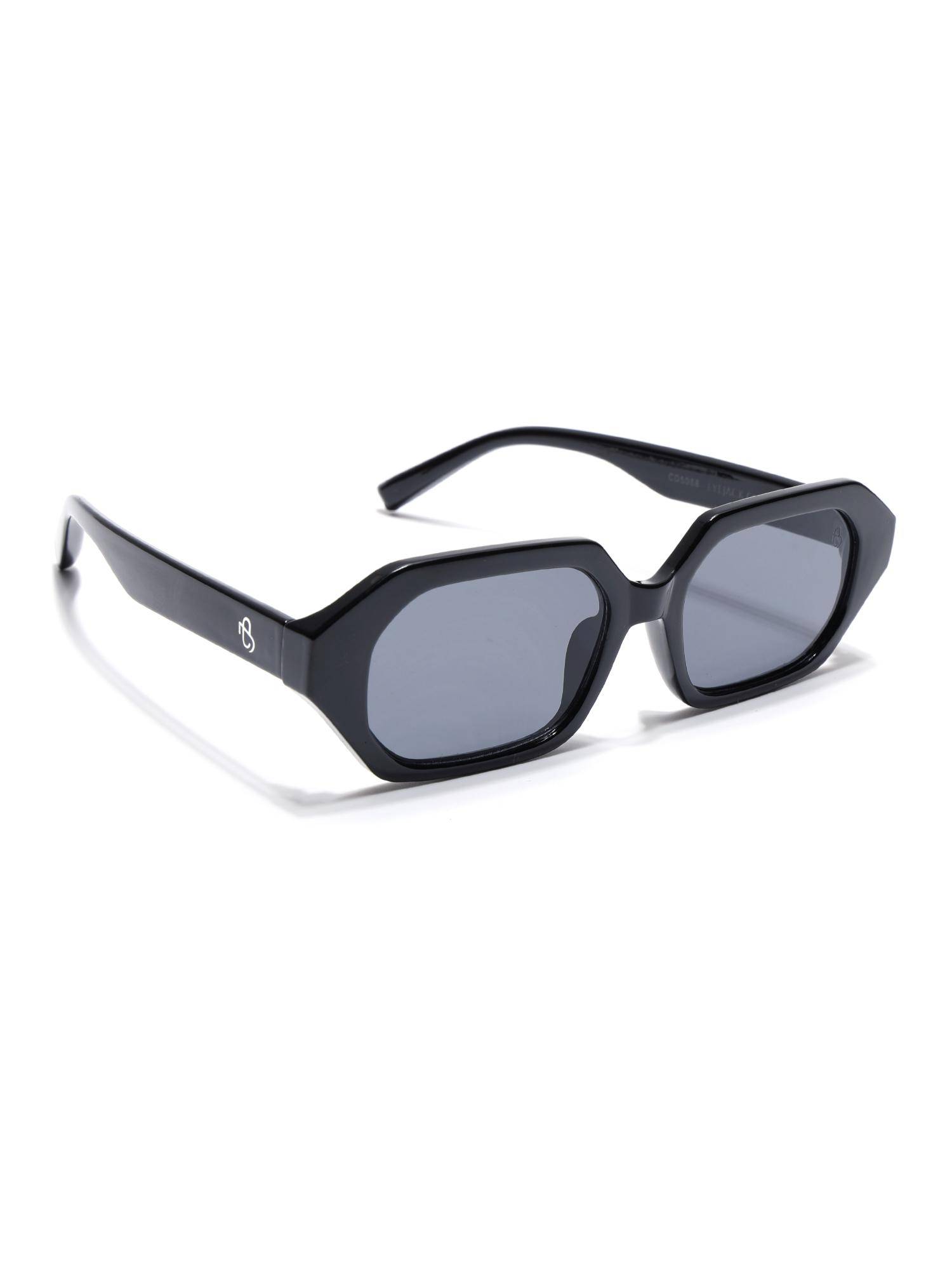 Eyejack Unisex UV Protected Square Grey Lens Sunglasses - 5088CL1254 (50)