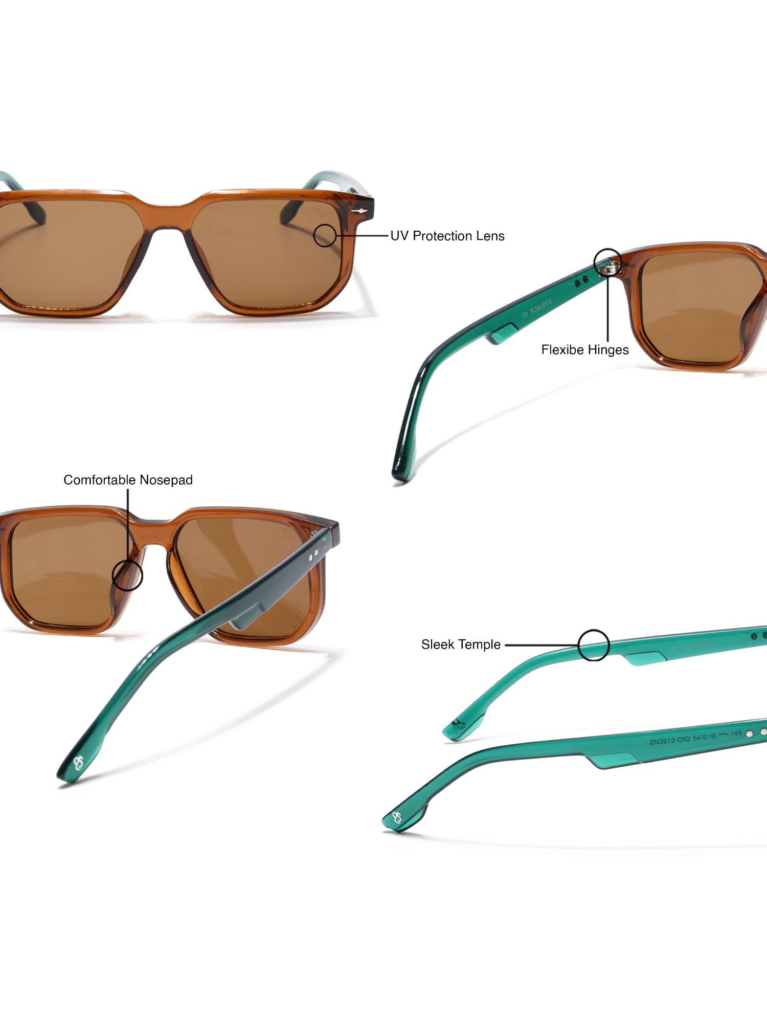 richan  Buy Eyejack Unisex UV Protected Wayfarer Brown Lens Sunglasses