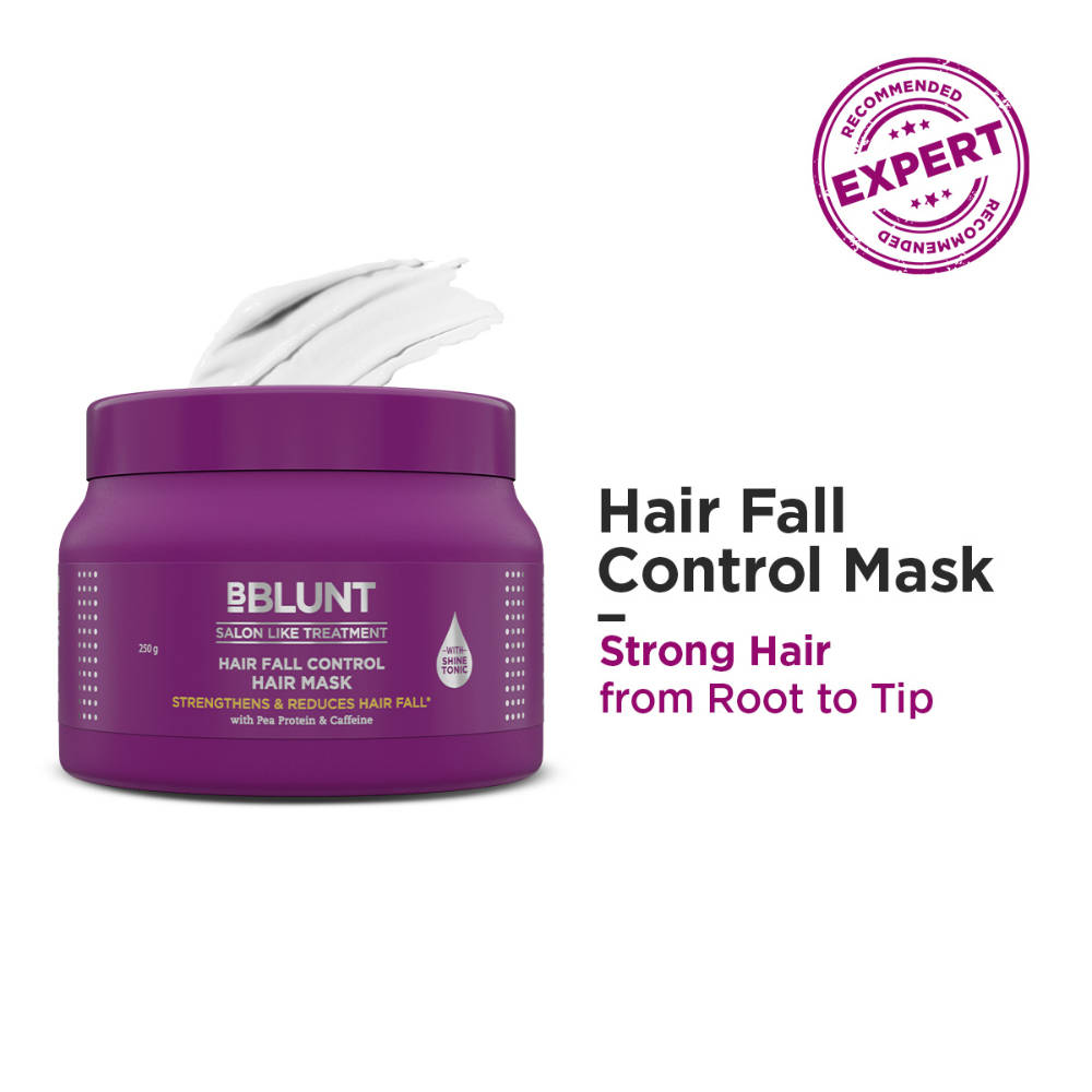 BBlunt Hair Fall Control Hair Mask With Pea Protein & Caffeine