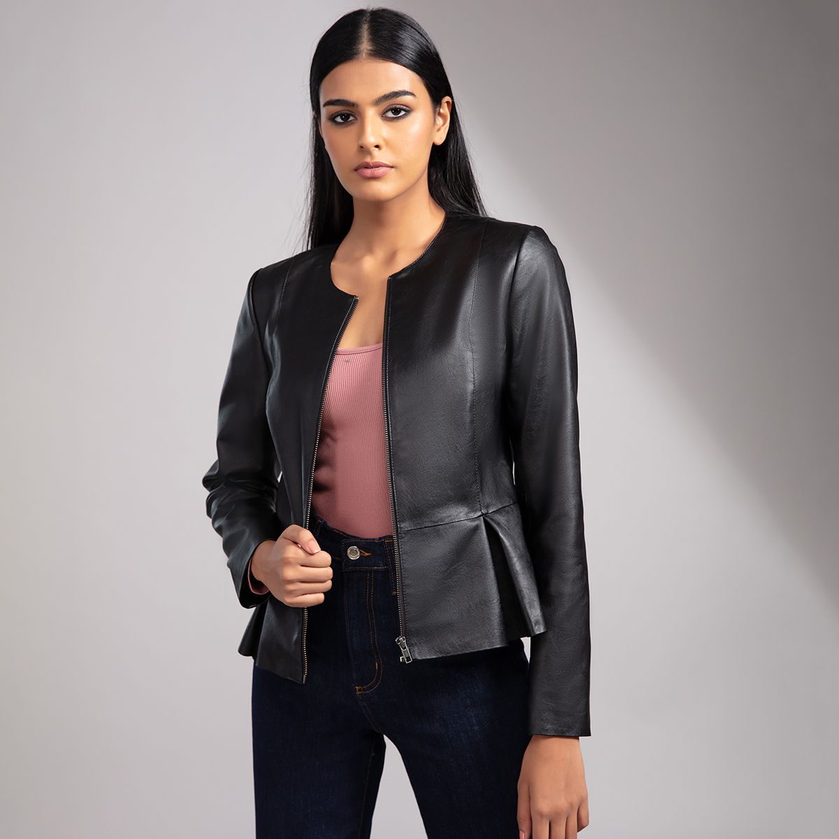 Twenty Dresses by Nykaa Fashion Black Contrast Cuff Faux Leather Varsity  Jacket (XS): Buy Twenty Dresses by Nykaa Fashion Black Contrast Cuff Faux  Leather Varsity Jacket (XS) Online at Best Price in