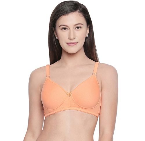 Seamless Padded Push Up Wire Free Bra | Adjustable Straps | B C Cups