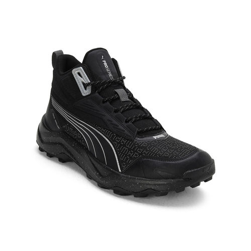 Puma Obstruct Pro Mid Unisex Black Running Shoes