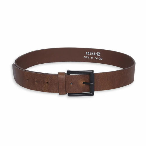 Buy Spykar Men Brown Leather Belt Online