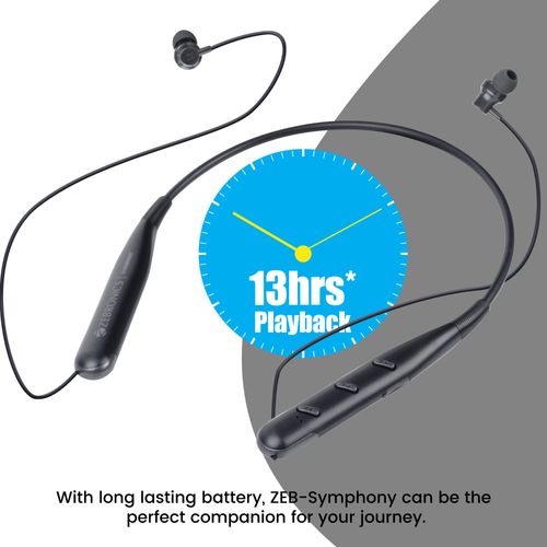 Zebronics Zeb-Symphony Bluetooth Earphone with Voice Assistant