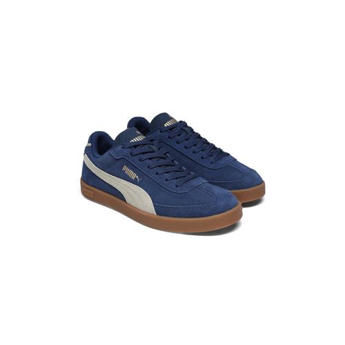 Trainers Puma Suede Navy Blue And White Puma Navy Blue Club Ii Era