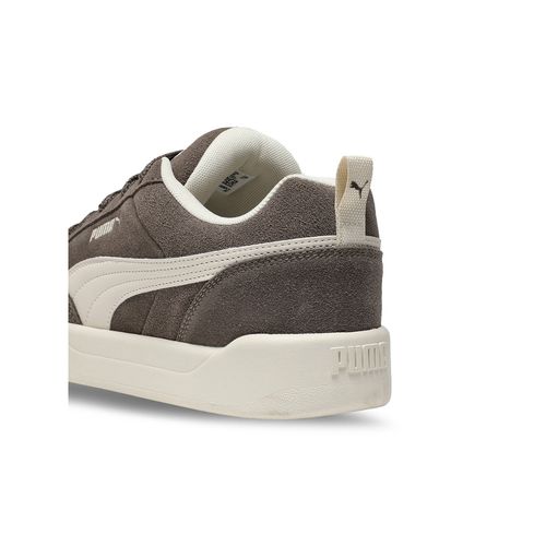 Buy Puma Grey Park Lifestyle Raw Leather Skate Sneakers Online