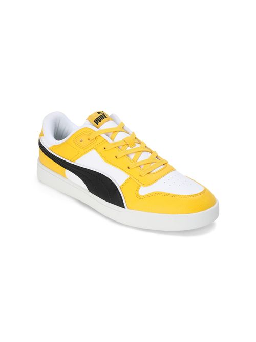 Puma Yellow Court Gamer Mens Sneakers
