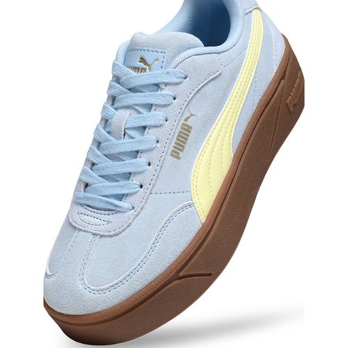 Puma Blue Club Ii Era Womens Textured Platform Sneakers (UK 3)