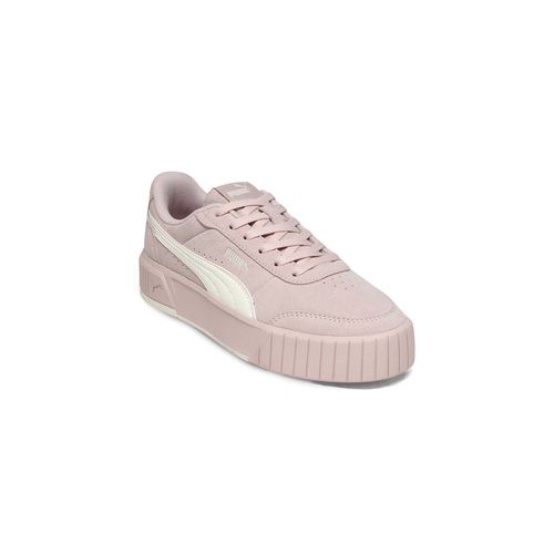 Puma Pink Carina Mia Sd Womens Platform Suede Sneakers (UK 5)