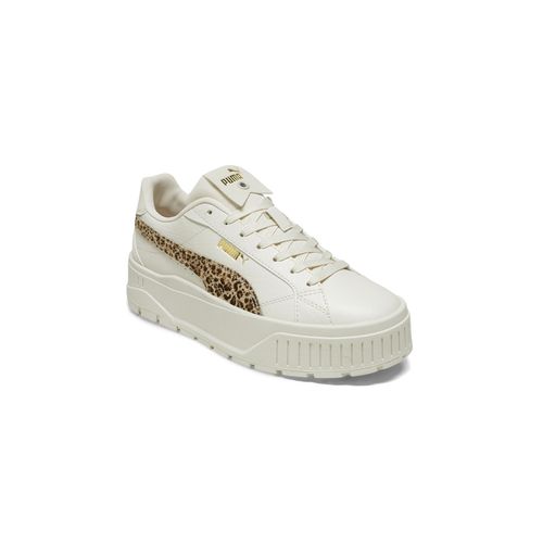 Puma White Karmen Ii Animal Flair Womens Comfort Sneakers (UK 3)