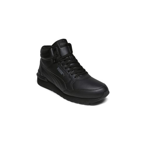 Puma Black ST Runner Mid-Cut Sneakers
