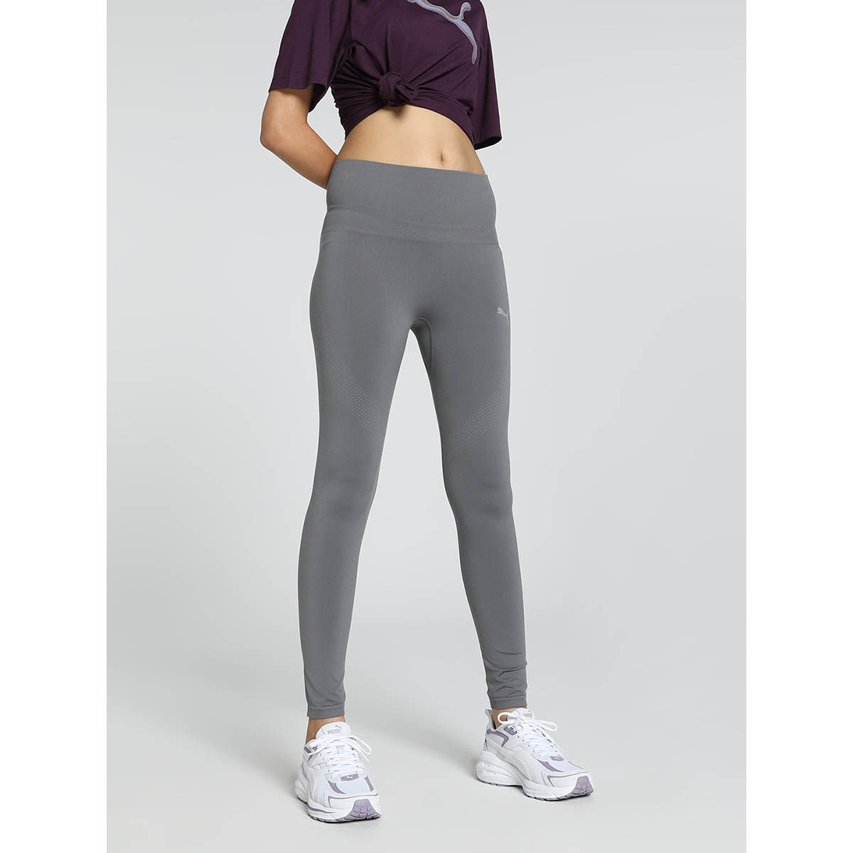 Buy Puma Seamless Essentials Women's Grey Tights Online