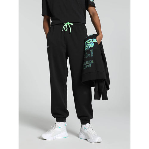 Puma Mercedes Petronas AMG F1 Neon Energy Men's Black Sweat Pants