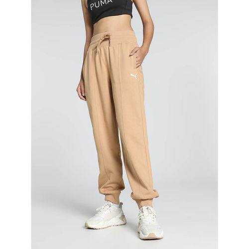 Buy Puma HER High-Waist TR Women's Beige Joggers Online