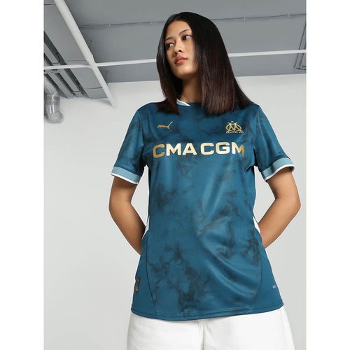 Puma OM Away Replica Women's Blue Jersey (XXS)