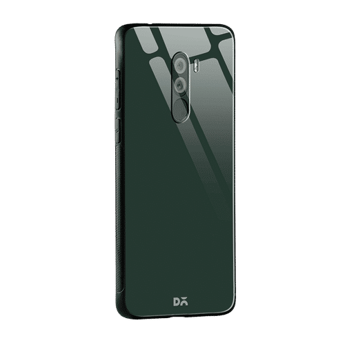 Dailyobjects Dark Green Glass Case Cover For Xiaomi Poco F1 At Nykaa Com