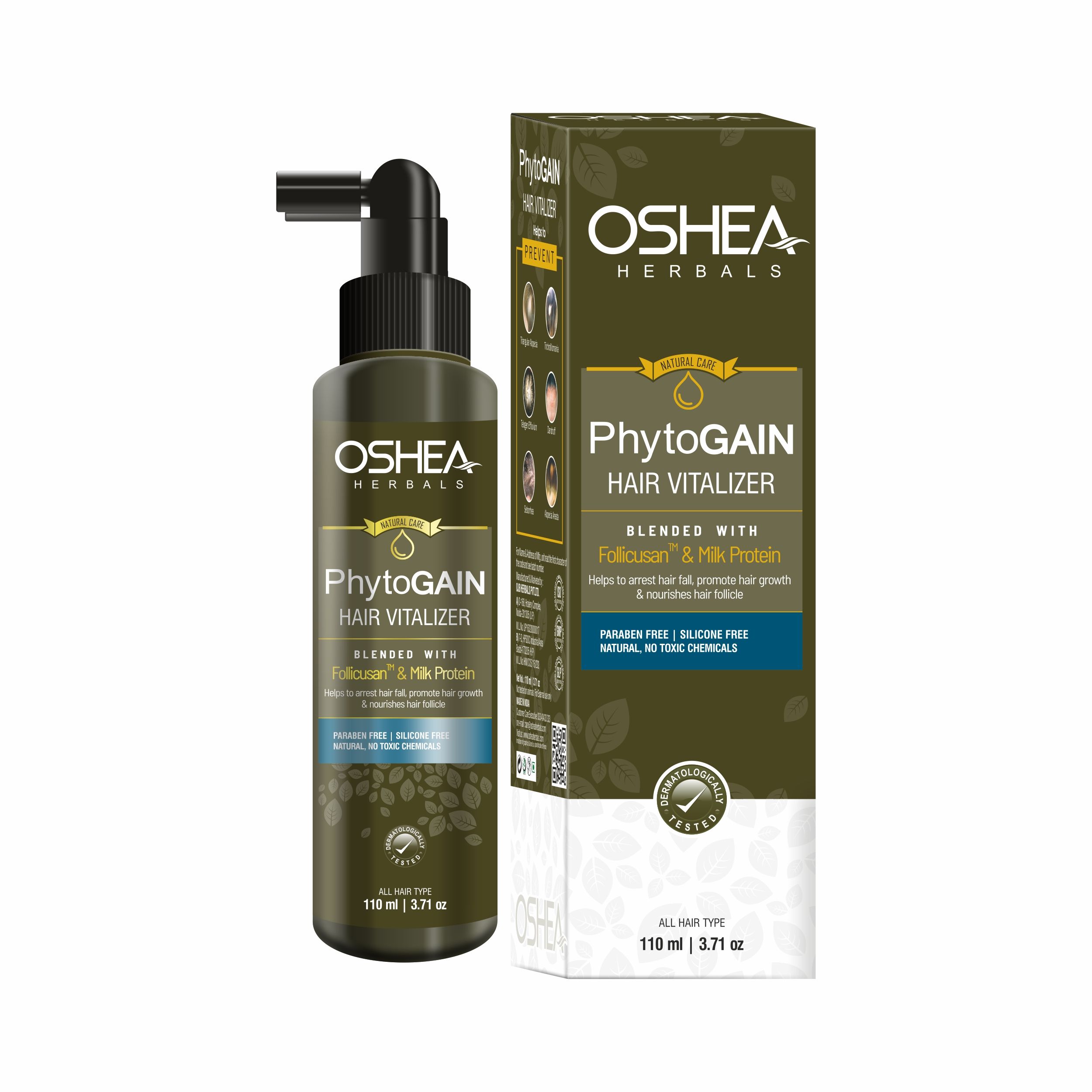 Oshea Herbals Phytogain Hair Vitalizer: Buy Oshea Herbals Phytogain Hair  Vitalizer Online at Best Price in India | Nykaa