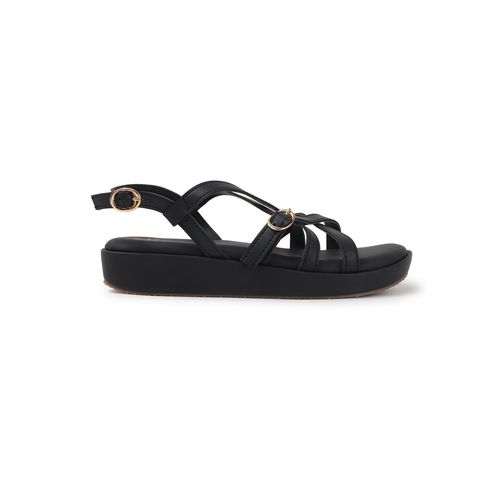 Carlton London Women's Multi-Strap Platform Sandals With Buckles (EURO 36)
