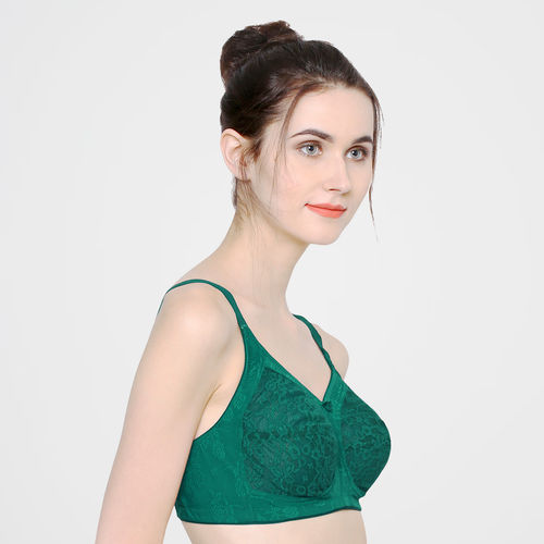 Buy Sonari Felina Women's Fancy Net Bra - Green (34D) Online