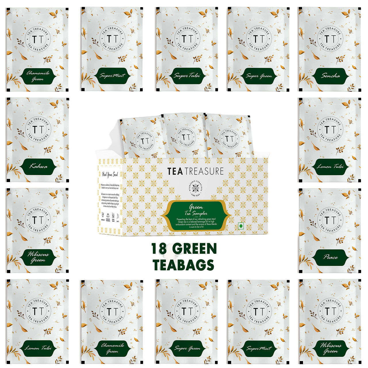 Tea Treasure Green Tea Samplers