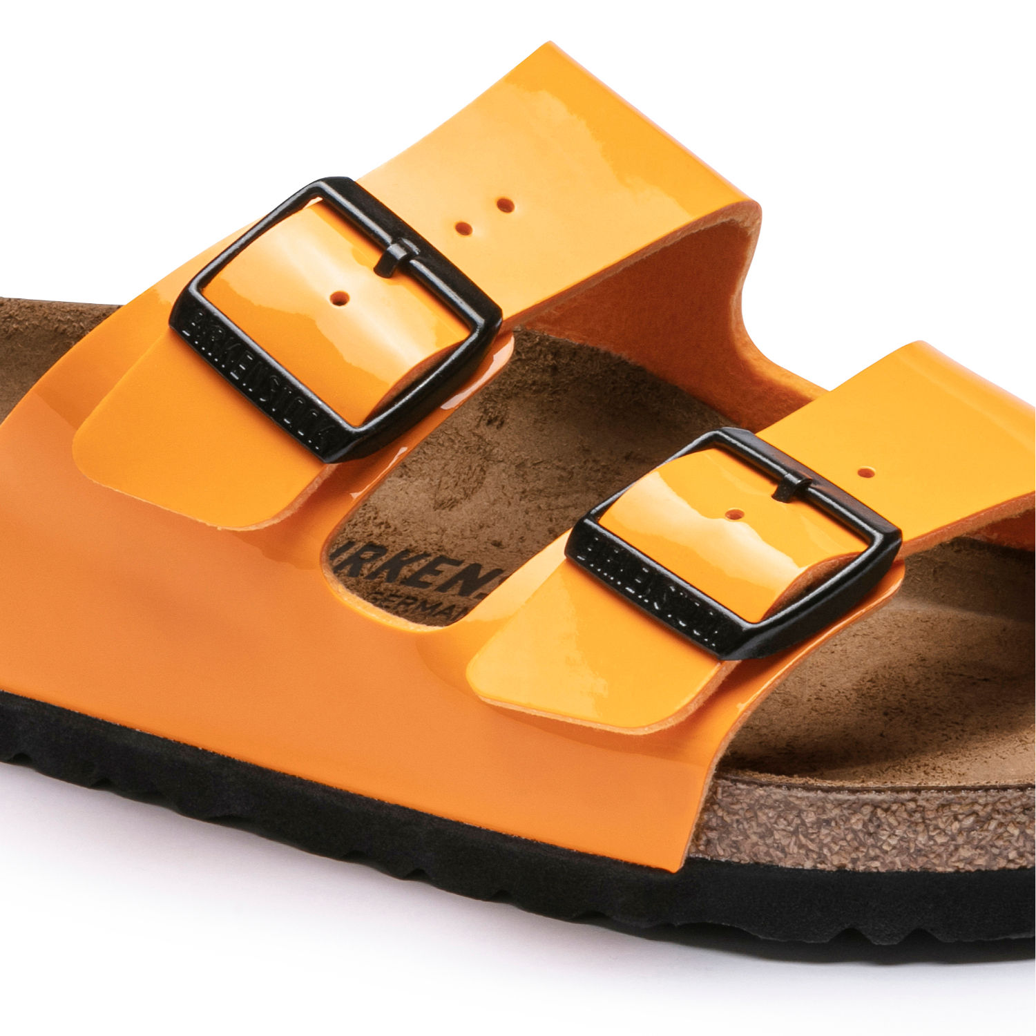 Orange best sale rubber birkenstocks