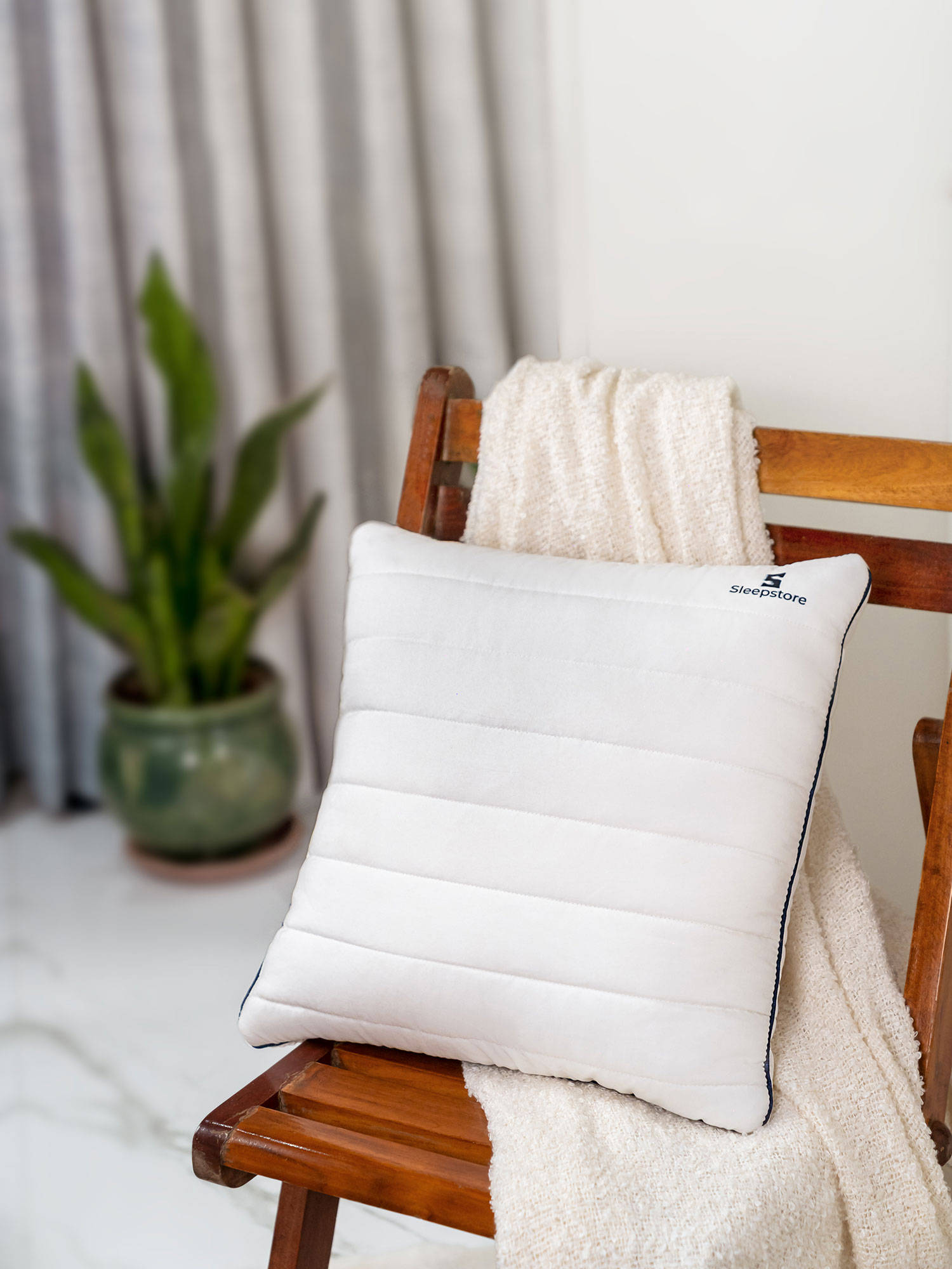 Sleepstore Granules Luxury Soft Cushion (16X16 Inches)