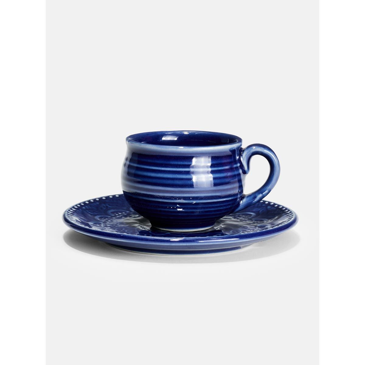 Buy Fabindia Nilaya Embossed Cup & Saucer Online