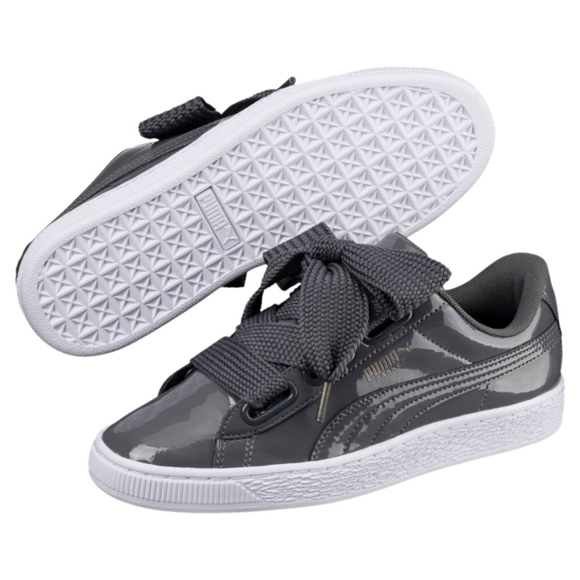 puma basket sneakers black