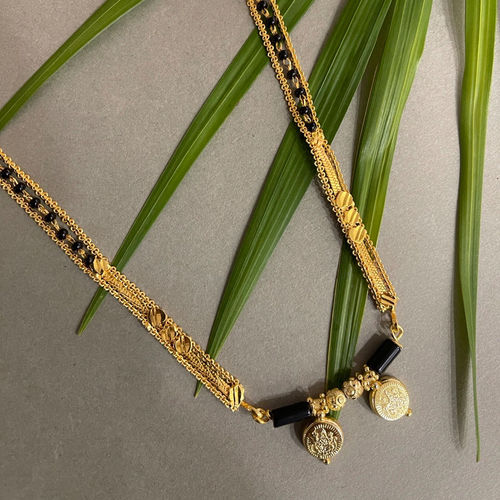 Buy Digital Dress Room Laxmi Coin Pendant Design Mangalsutra Online