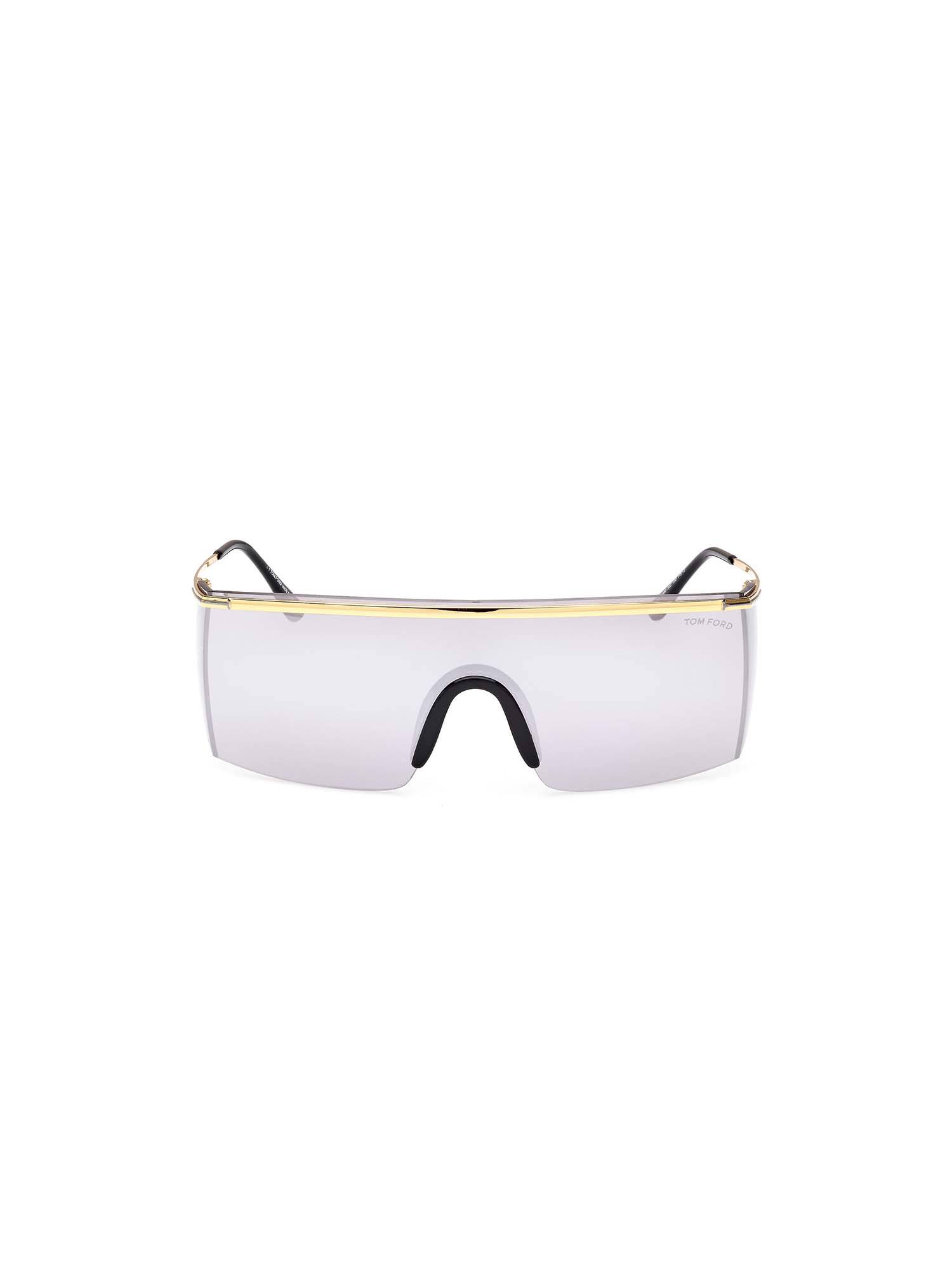 Tom Ford Eyewear Grey Gold Metal Rimless Men Sunglasses (Ft0980 00 30C) (61)