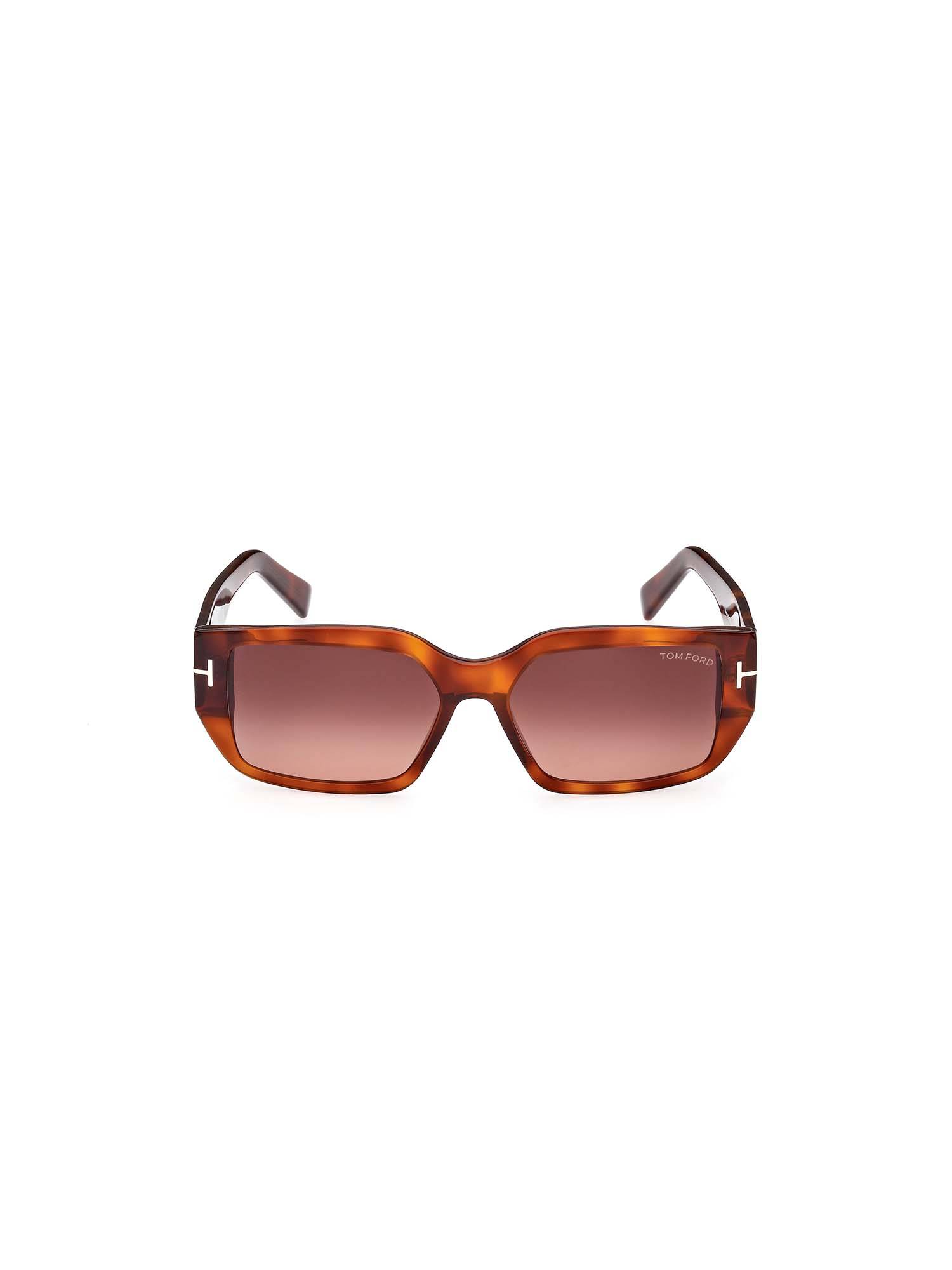 Tom Ford Eyewear Red Acetate Full Rim Women Sunglasses (Ft0989 56 53T) (56)