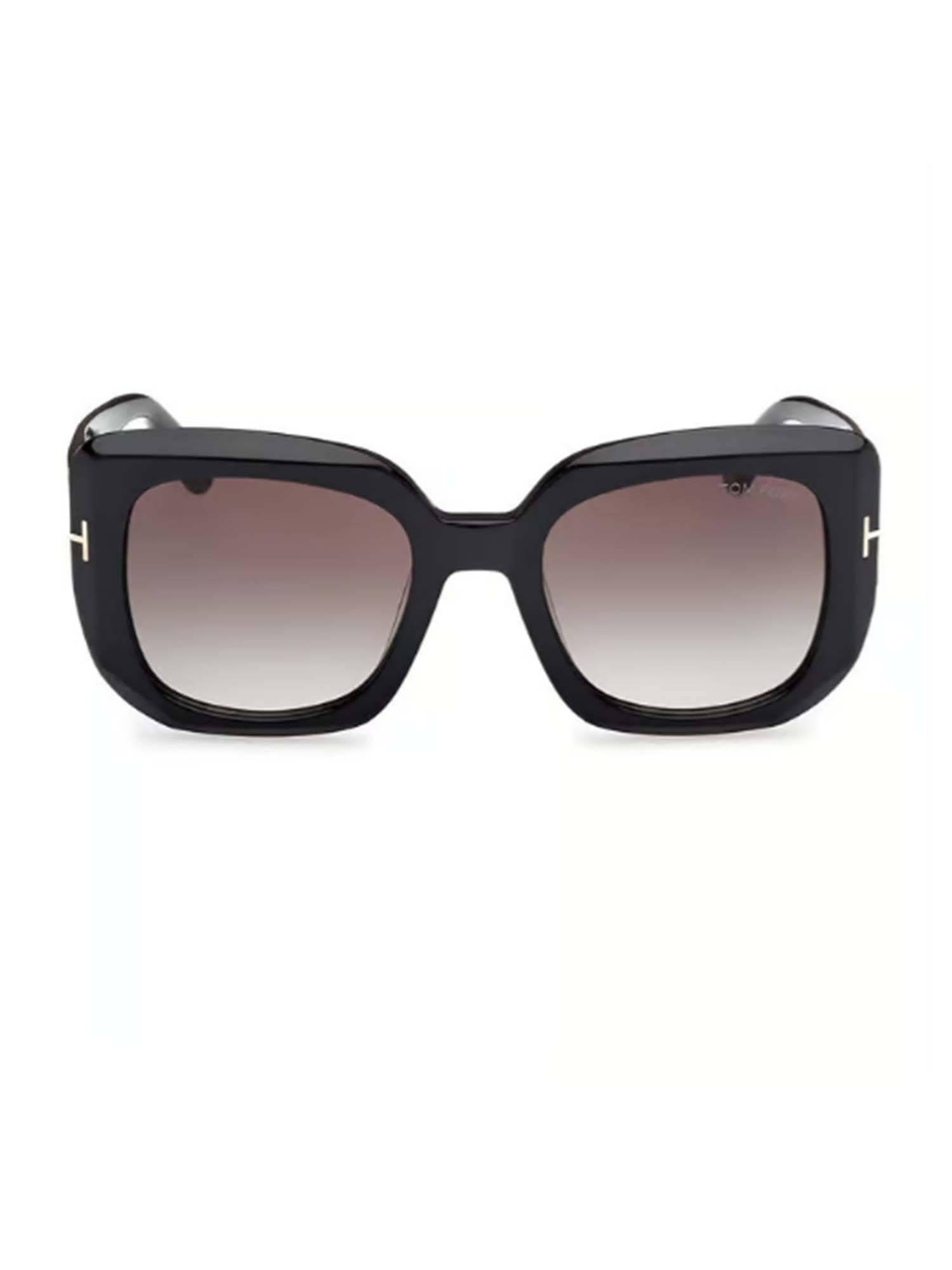 Tom Ford Eyewear Grey Acetate Full Rim Women Sunglasses (Ft1220 52 01B) (52)
