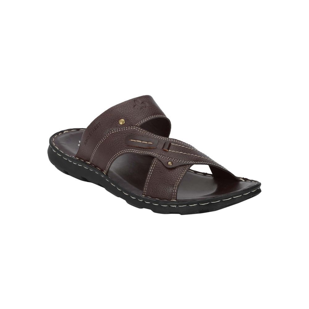 Buy Bond Street By Red Tape Men Coffee Brown Comfort Sandals - Sandals for  Men 6536336 | Myntra