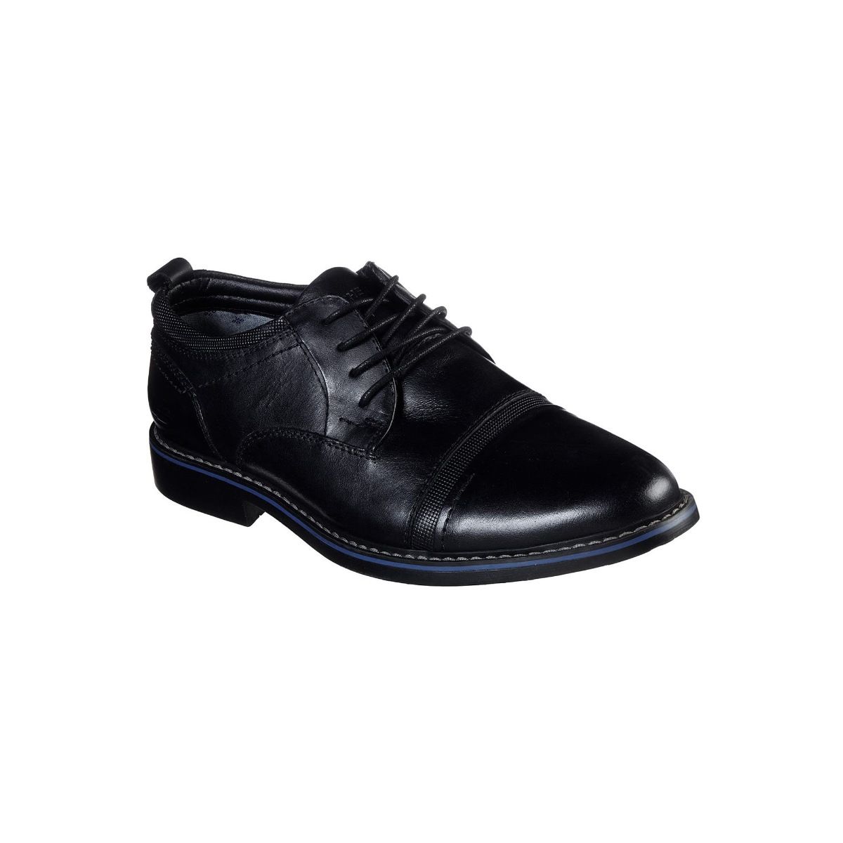 Skechers black hotsell oxford shoes