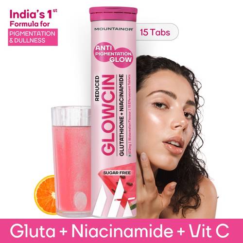 Buy Mountainor Glutathione Glowing, Pigmentation Tablets With For Dark Spot & Clear Skin Online