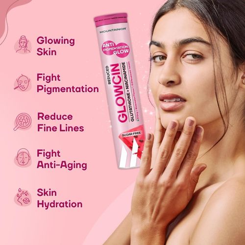 Buy Mountainor Glutathione Glowing, Pigmentation Tablets With For Dark Spot  & Clear Skin Online