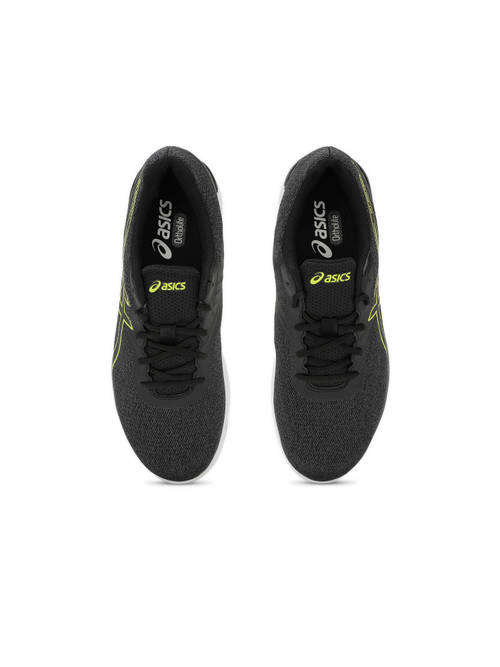 Buy ASICS Mens Black Bright Yellow Gel-Run Adapt Running  display picture 3
