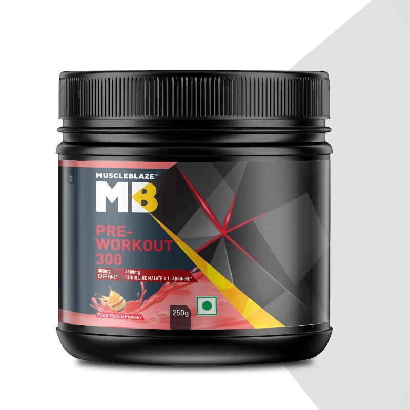 MuscleBlaze Pre-Workout 300 - Fruit Punch