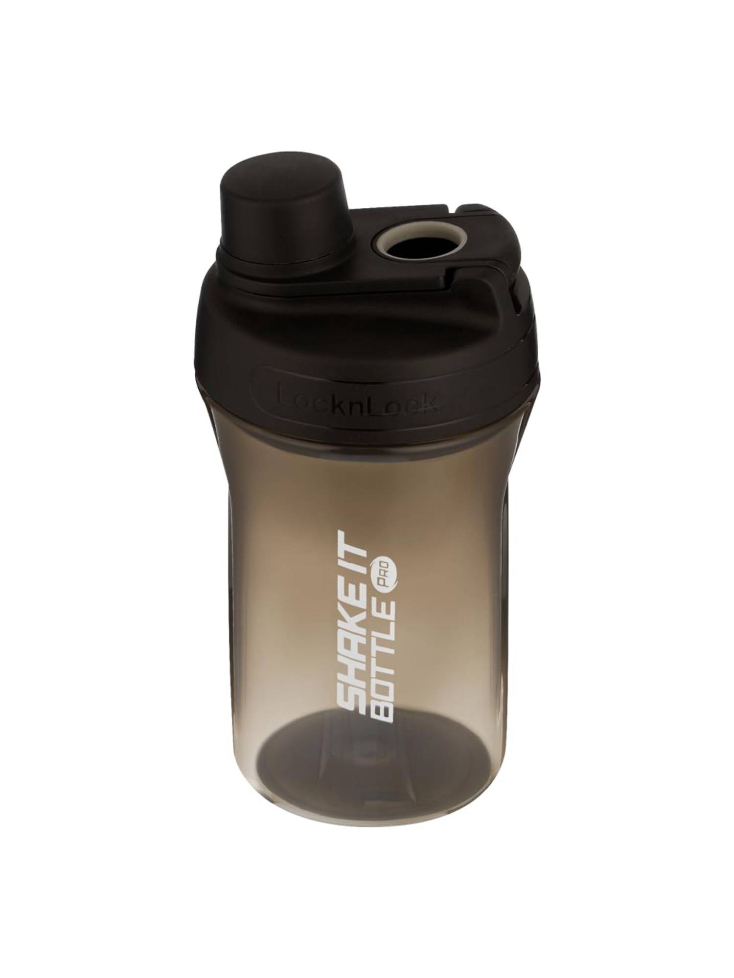 Lock & Lock Shake It Bottle Pro With Handle Bpa Free Plastic 22 Oz Black