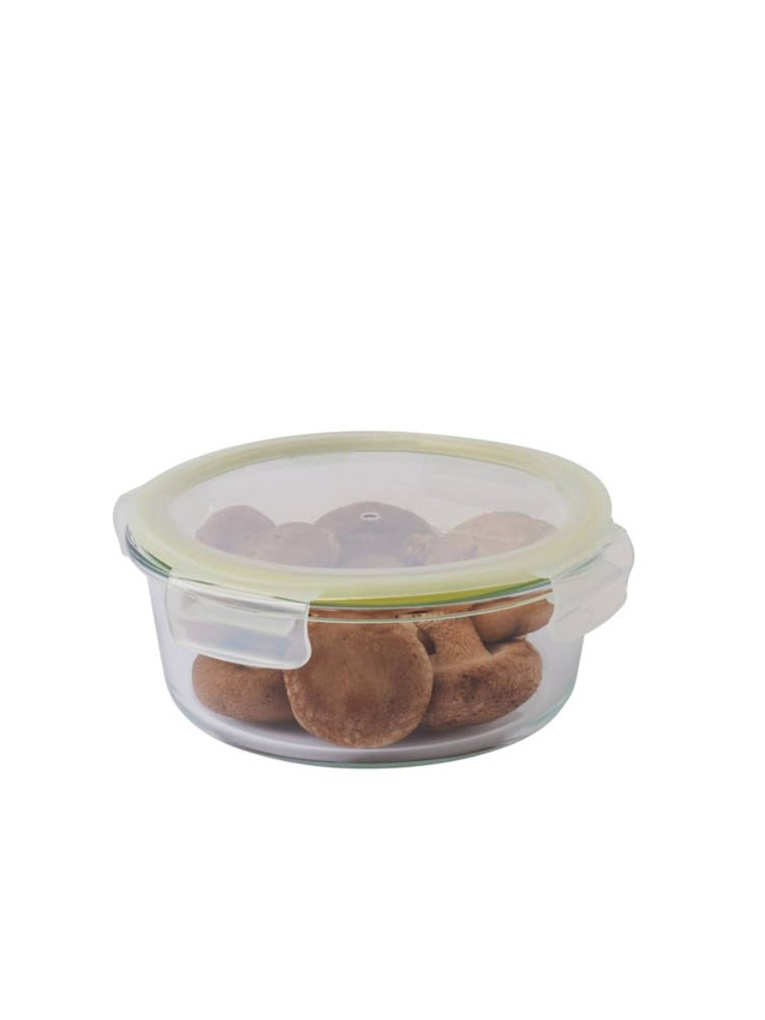 Lock & Lock Medium Round Oven Glass 930 Ml Oven Safe Glass Container For Refrigerator
