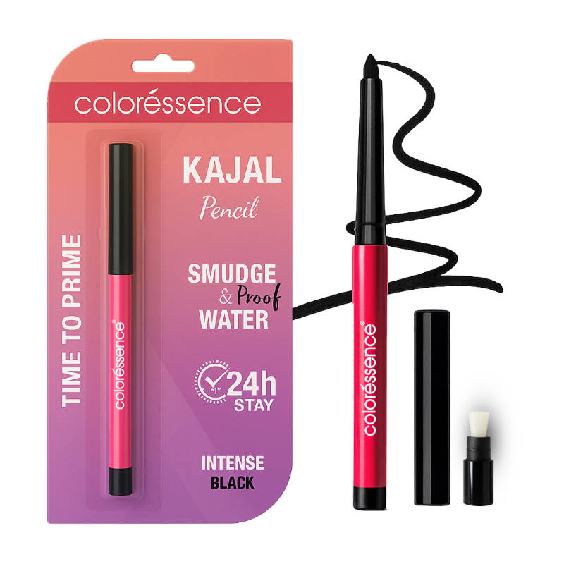 Coloressence Time To Prime Kajal Pencil - Black