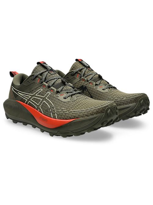 Buy ASICS GEL-Trabuco 13 Men Olive Running Shoes Online