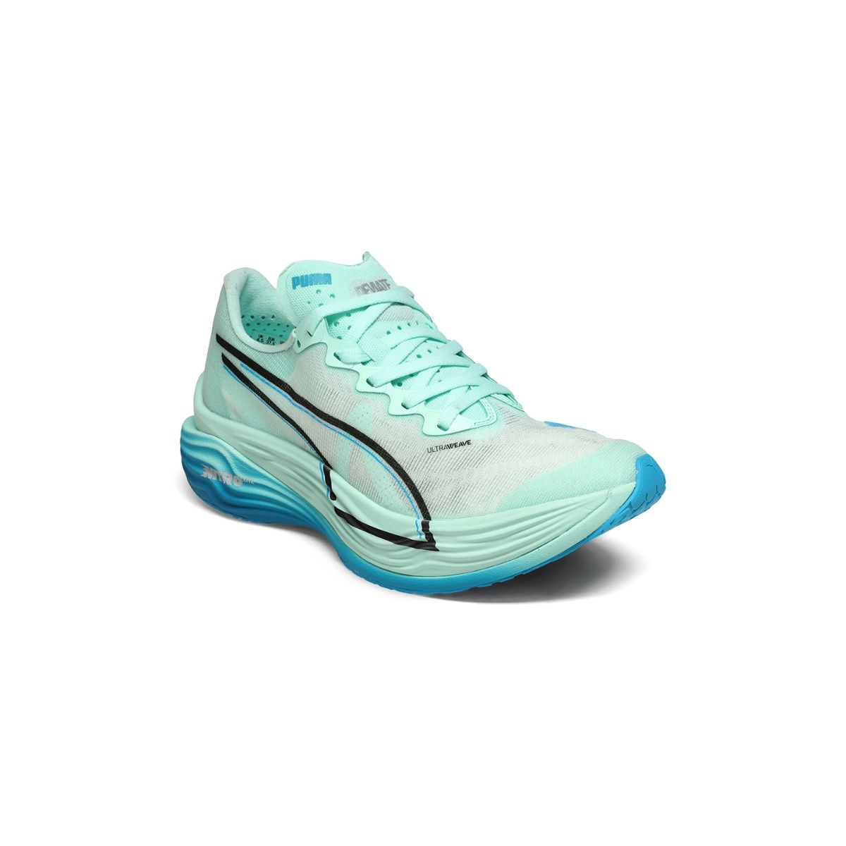 Puma Deviate NITRO Elite 3 Women Green Running Shoes (UK 3)