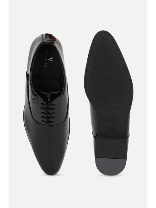 Mens Shoes Van Heusen Black Shoes Buy Van Heusen Men Black Lace Up