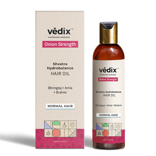 Vedix Onion Hair Oil - Normal Hair - Shvatra Hydrobalance Anti Hair Fall  Oil: Buy Vedix Onion Hair Oil - Normal Hair - Shvatra Hydrobalance Anti Hair  Fall Oil Online at Best