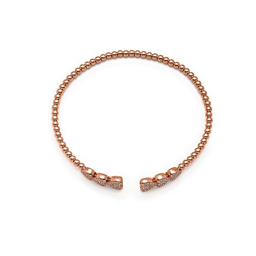 SILBERRY 925 Sterling Silver Rose Gold Round Illusion Necklace for Women At Nykaa Fashion - Your Online Shopping Store