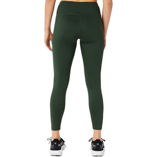 ASICS High Waisted 7/8 Green Womens Tights (XS)
