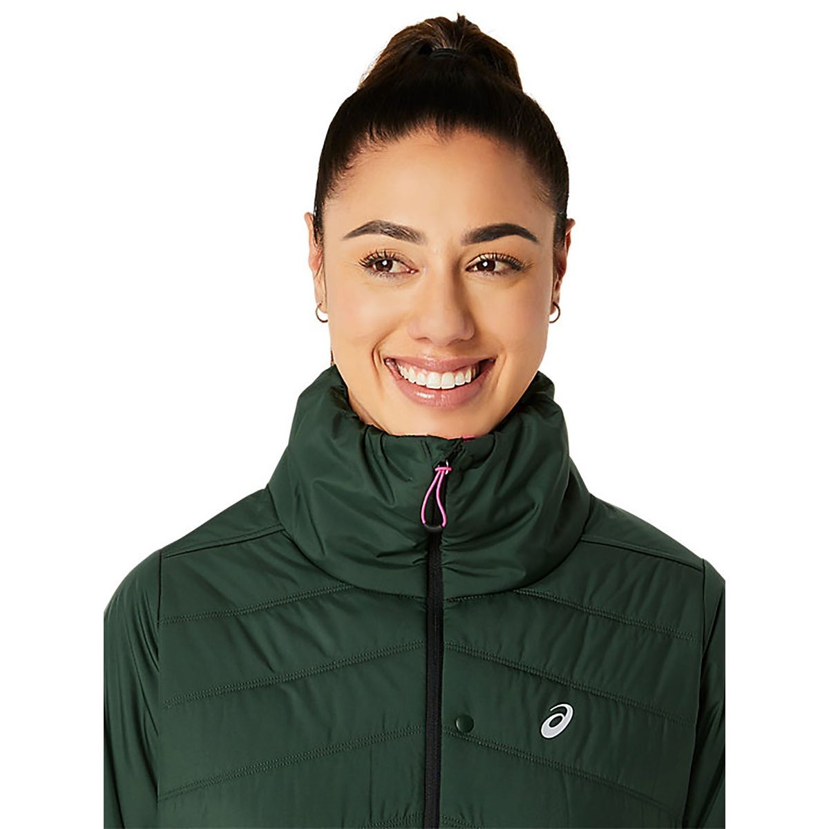 Buy ASICS Winter Run Green Womens Jacket Online
